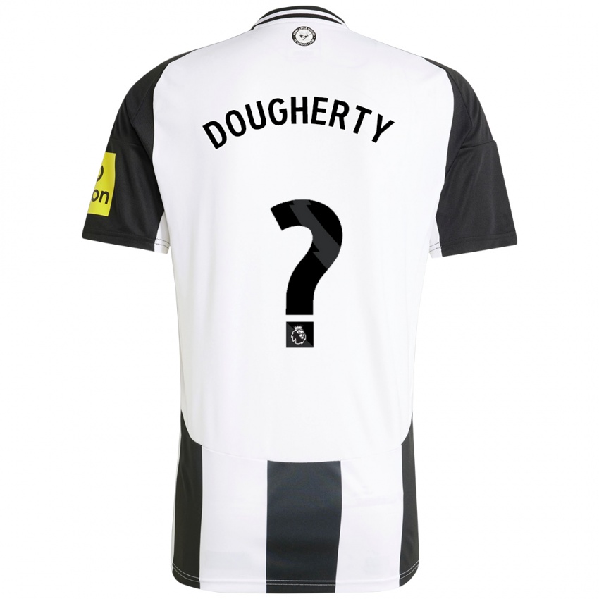 Kinder Ryan Dougherty #0 Weiß Schwarz Heimtrikot Trikot 2024/25 T-Shirt Österreich