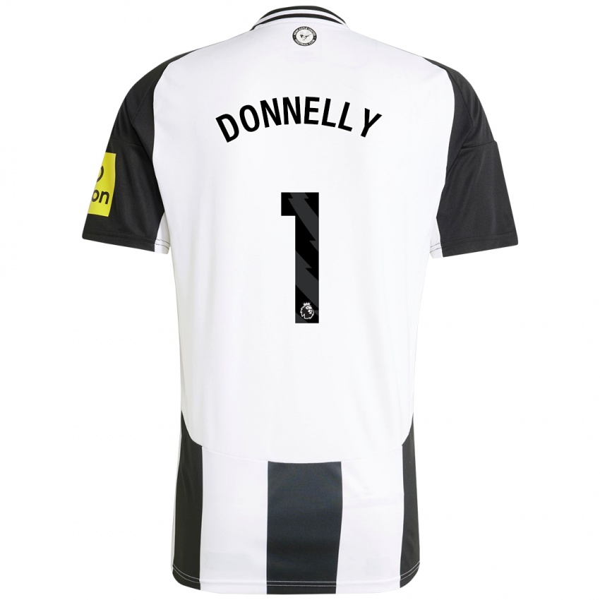 Kinder Grace Donnelly #1 Weiß Schwarz Heimtrikot Trikot 2024/25 T-Shirt Österreich