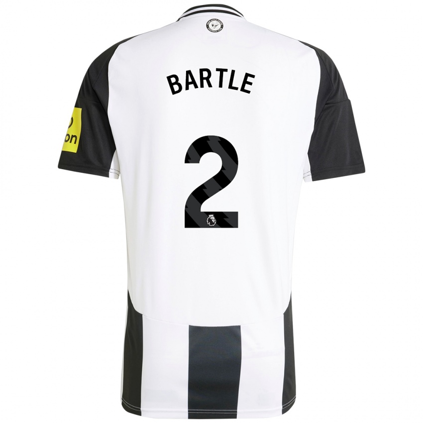 Kinder Jodie Bartle #2 Weiß Schwarz Heimtrikot Trikot 2024/25 T-Shirt Österreich