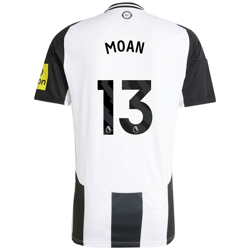 Kinder Claudia Moan #13 Weiß Schwarz Heimtrikot Trikot 2024/25 T-Shirt Österreich