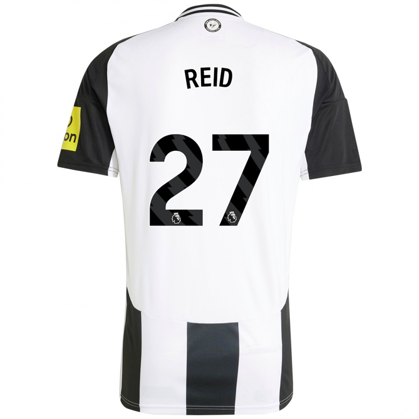 Kinder Hannah Reid #27 Weiß Schwarz Heimtrikot Trikot 2024/25 T-Shirt Österreich