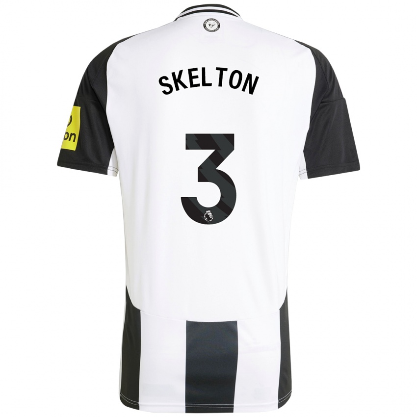 Kinder Keira Skelton #3 Weiß Schwarz Heimtrikot Trikot 2024/25 T-Shirt Österreich