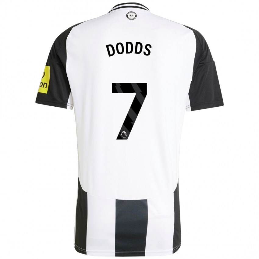 Kinder Tyler Dodds #7 Weiß Schwarz Heimtrikot Trikot 2024/25 T-Shirt Österreich