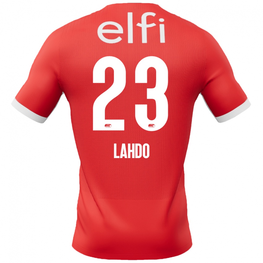 Kinder Mayckel Lahdo #23 Rot Weiß Heimtrikot Trikot 2024/25 T-Shirt Österreich