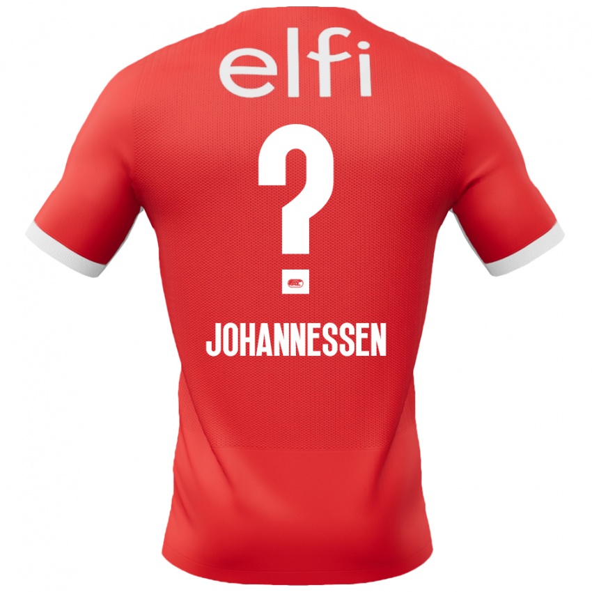 Kinder Tómas Johannessen #0 Rot Weiß Heimtrikot Trikot 2024/25 T-Shirt Österreich