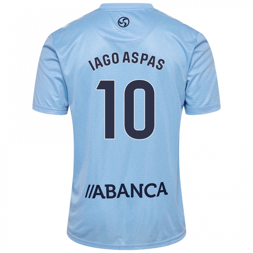 Kinder Iago Aspas #10 Himmelblau Heimtrikot Trikot 2024/25 T-Shirt Österreich