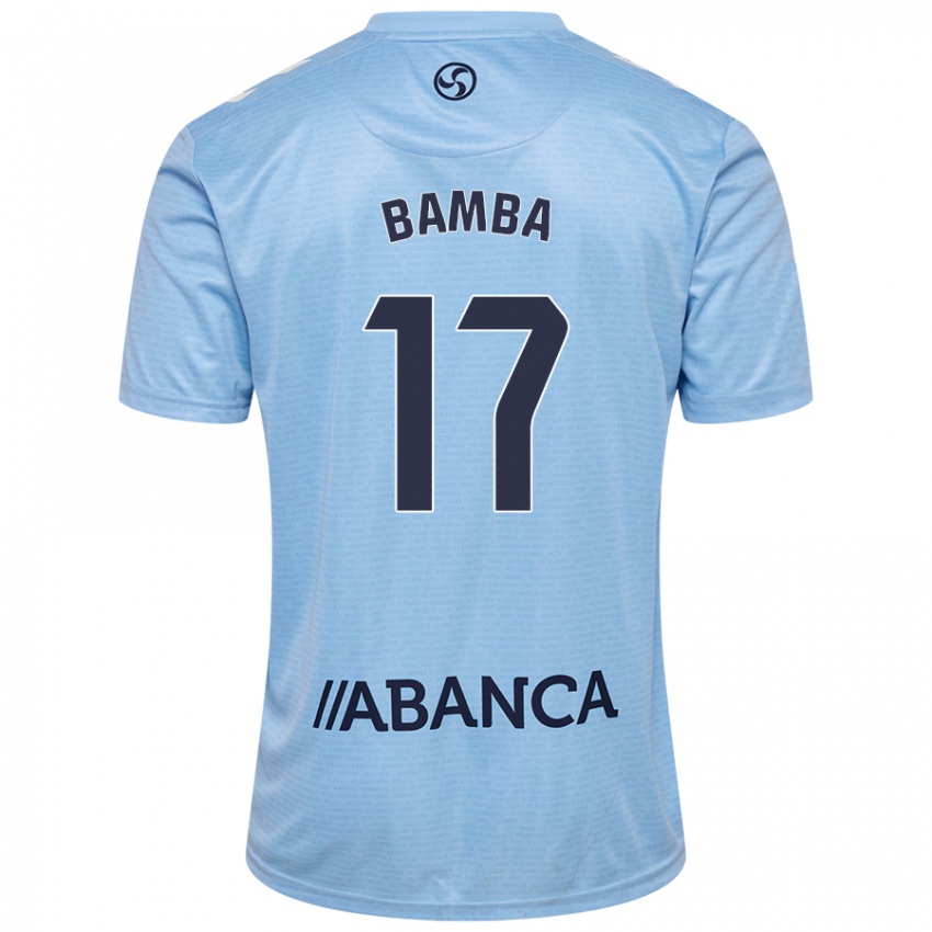 Kinder Jonathan Bamba #17 Himmelblau Heimtrikot Trikot 2024/25 T-Shirt Österreich