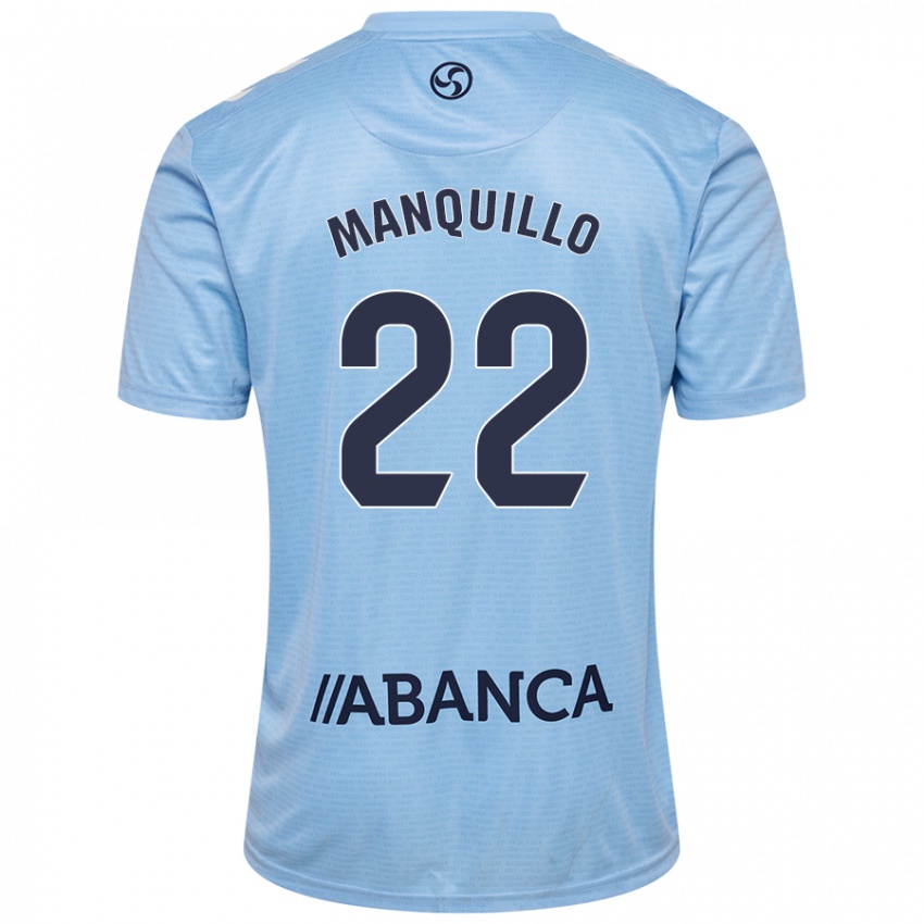 Kinder Javier Manquillo #22 Himmelblau Heimtrikot Trikot 2024/25 T-Shirt Österreich