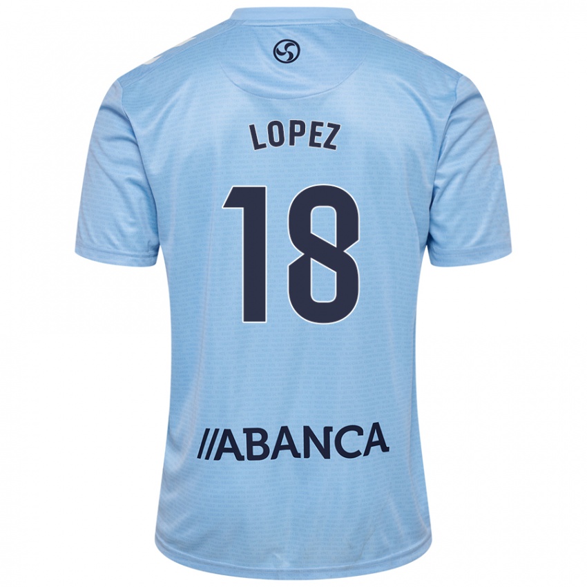 Kinder Joel López #18 Himmelblau Heimtrikot Trikot 2024/25 T-Shirt Österreich