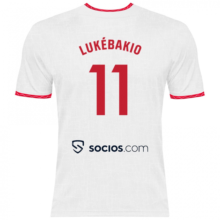 Kinder Dodi Lukébakio #11 Weiß Rot Heimtrikot Trikot 2024/25 T-Shirt Österreich