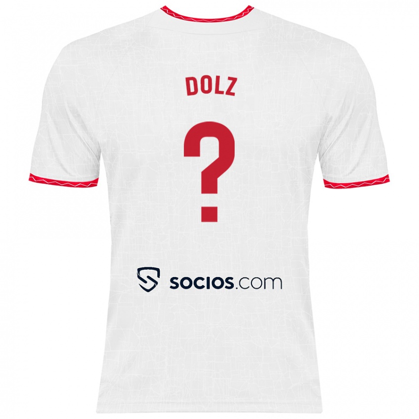 Kinder Marc Dolz #0 Weiß Rot Heimtrikot Trikot 2024/25 T-Shirt Österreich