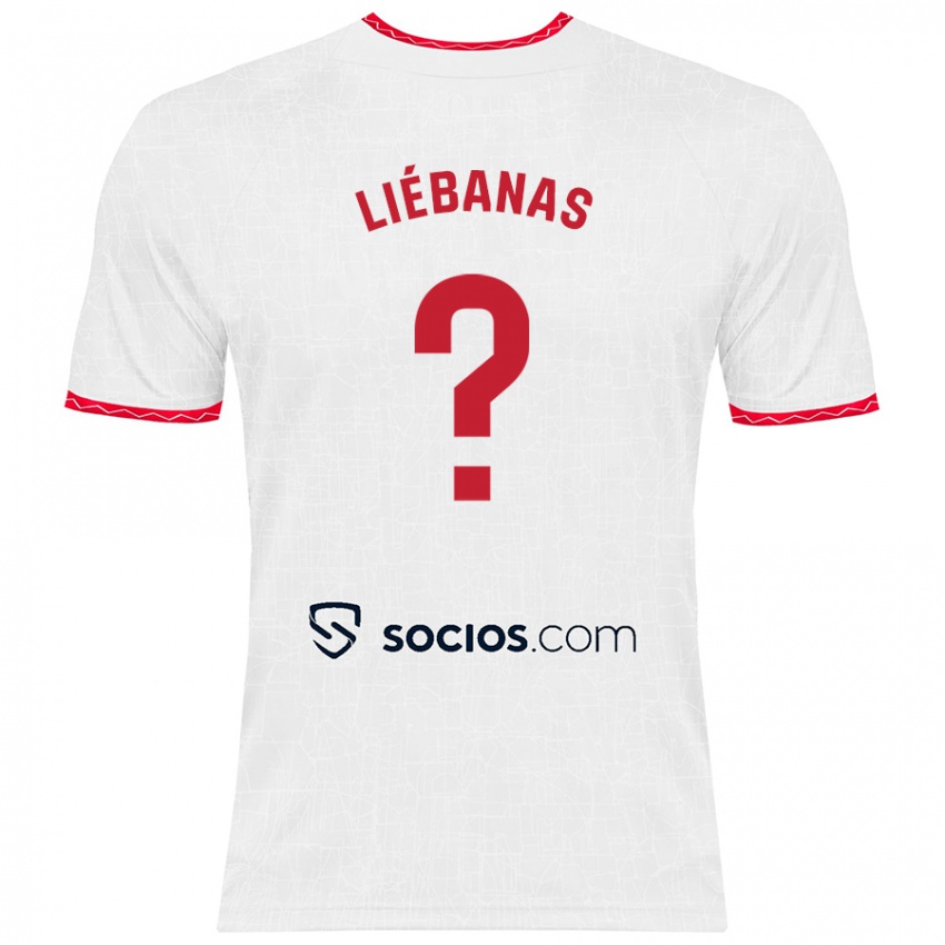 Kinder José Manuel Liébanas #0 Weiß Rot Heimtrikot Trikot 2024/25 T-Shirt Österreich