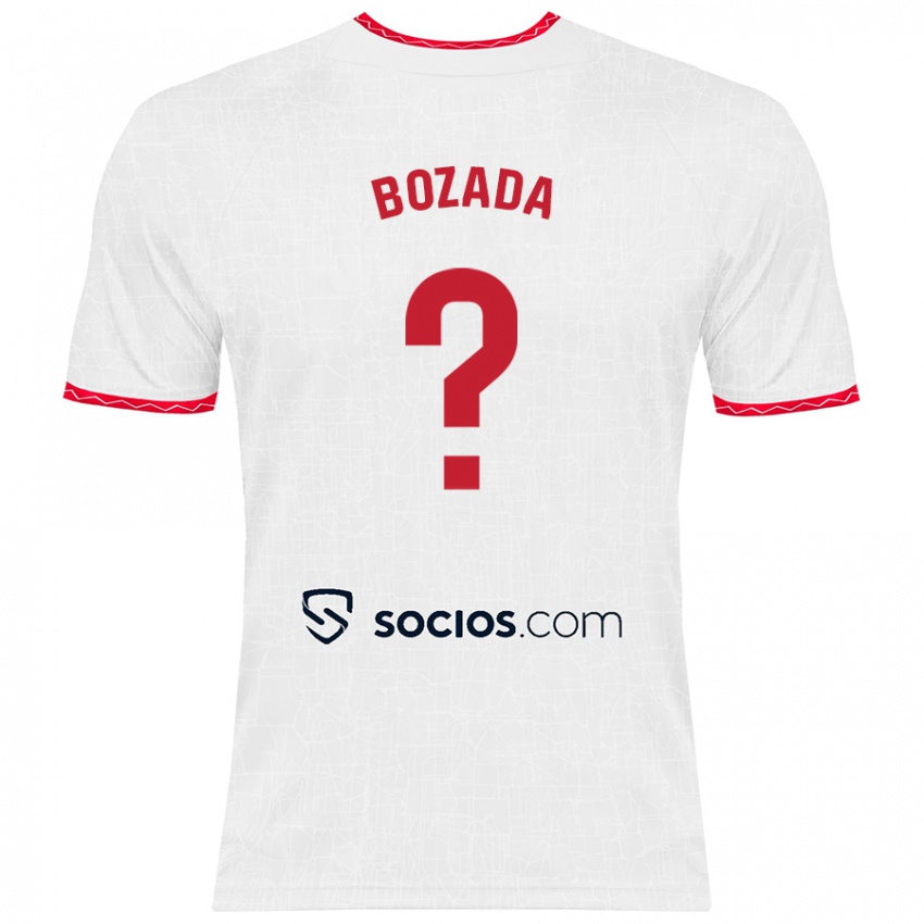 Kinder José Antonio Bozada #0 Weiß Rot Heimtrikot Trikot 2024/25 T-Shirt Österreich