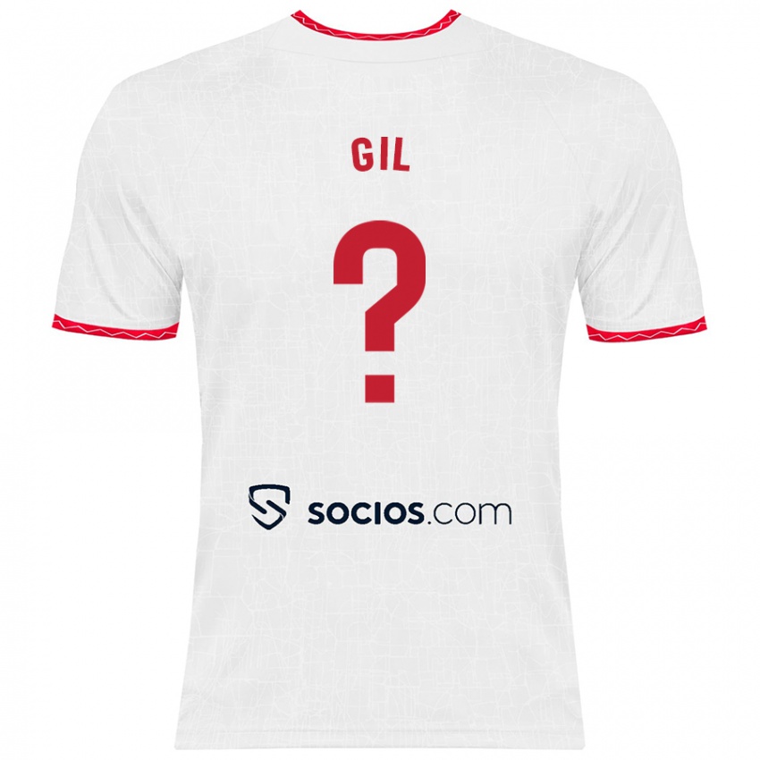 Kinder Dani Gil #0 Weiß Rot Heimtrikot Trikot 2024/25 T-Shirt Österreich