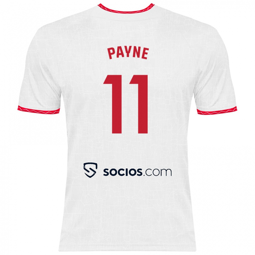 Kinder Antionette Oyedupe Toni Payne #11 Weiß Rot Heimtrikot Trikot 2024/25 T-Shirt Österreich