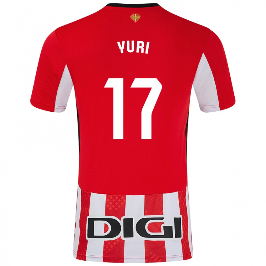 Kinder Yuri Berchiche #17 Rot Weiß Heimtrikot Trikot 2024/25 T-Shirt Österreich