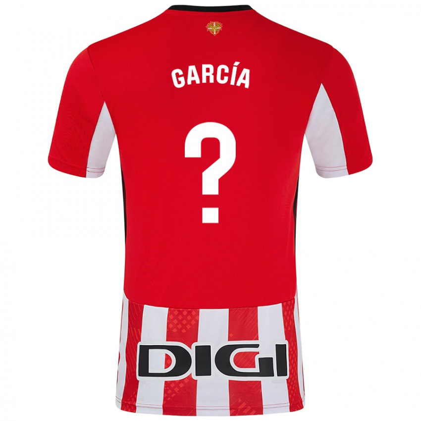 Kinder Simón García #0 Rot Weiß Heimtrikot Trikot 2024/25 T-Shirt Österreich