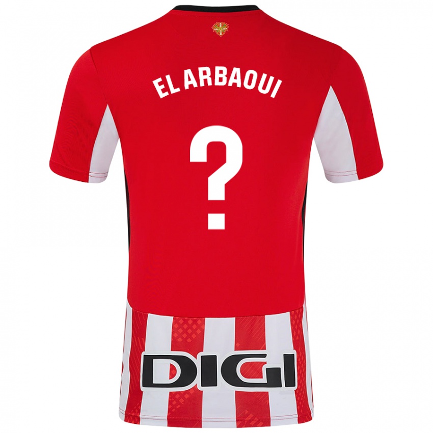 Kinder Ilyas El Arbaoui #0 Rot Weiß Heimtrikot Trikot 2024/25 T-Shirt Österreich