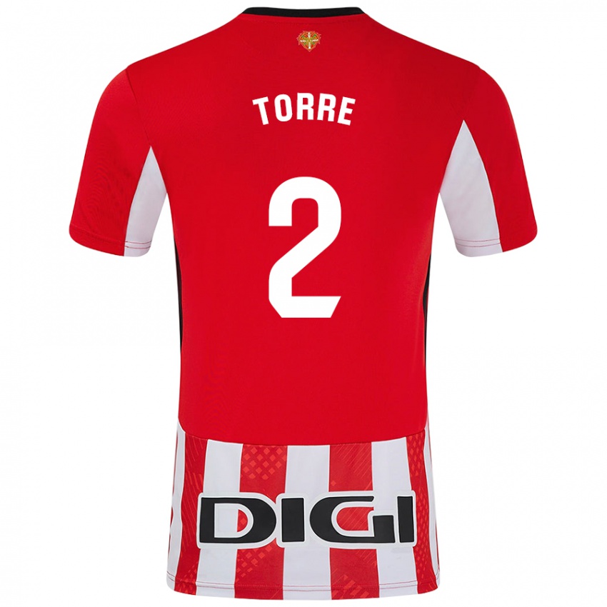 Kinder Maddi Torre #2 Rot Weiß Heimtrikot Trikot 2024/25 T-Shirt Österreich