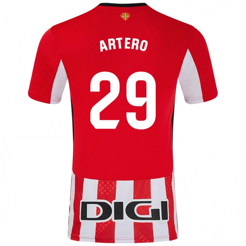 Kinder Marina Artero Moreno #29 Rot Weiß Heimtrikot Trikot 2024/25 T-Shirt Österreich