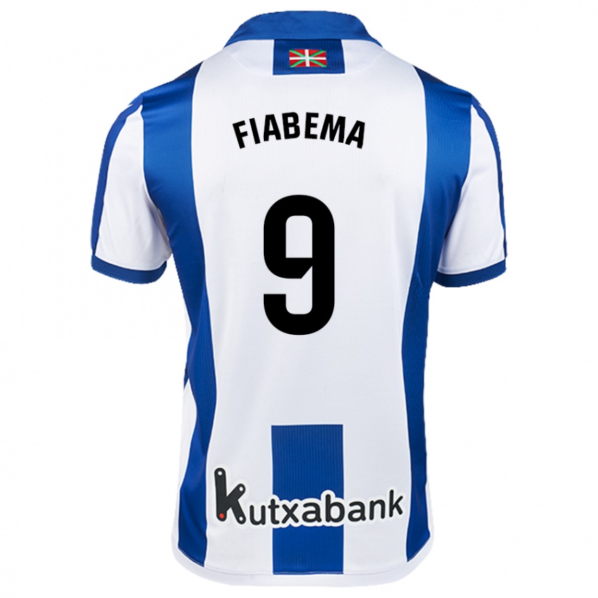 Kinder Bryan Fiabema #9 Weiß Blau Heimtrikot Trikot 2024/25 T-Shirt Österreich