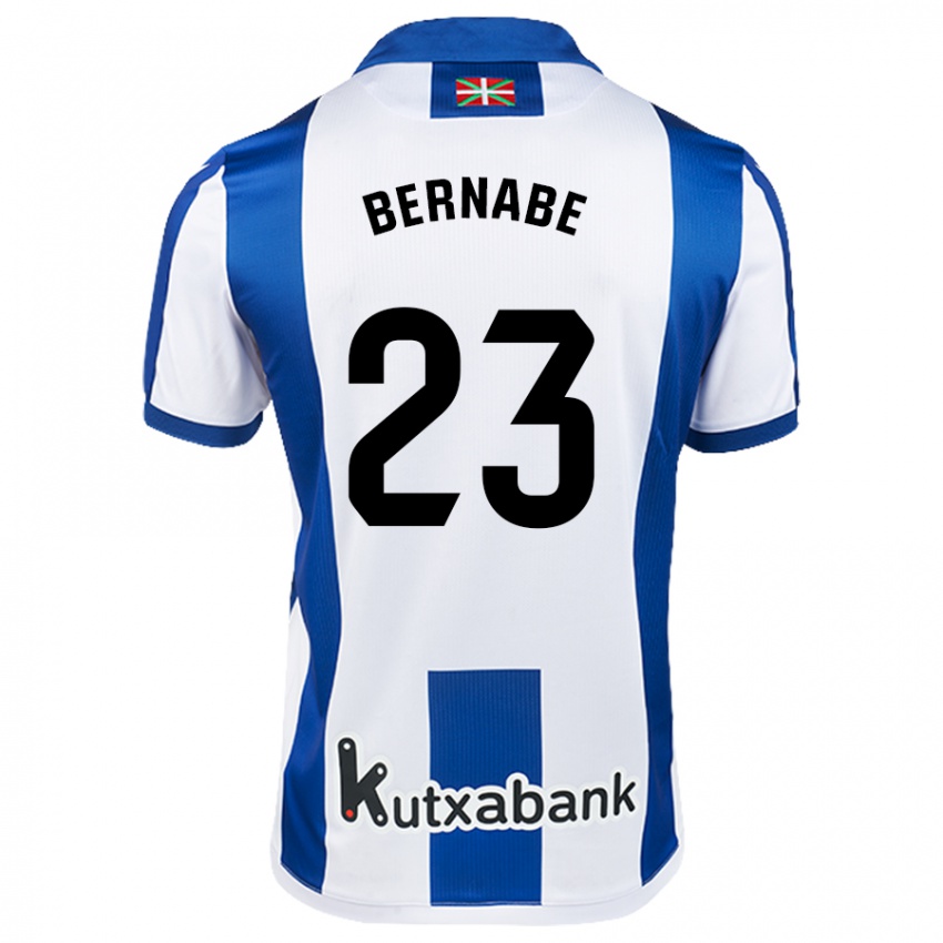 Kinder Alejandra Bernabé De Santiago #23 Weiß Blau Heimtrikot Trikot 2024/25 T-Shirt Österreich