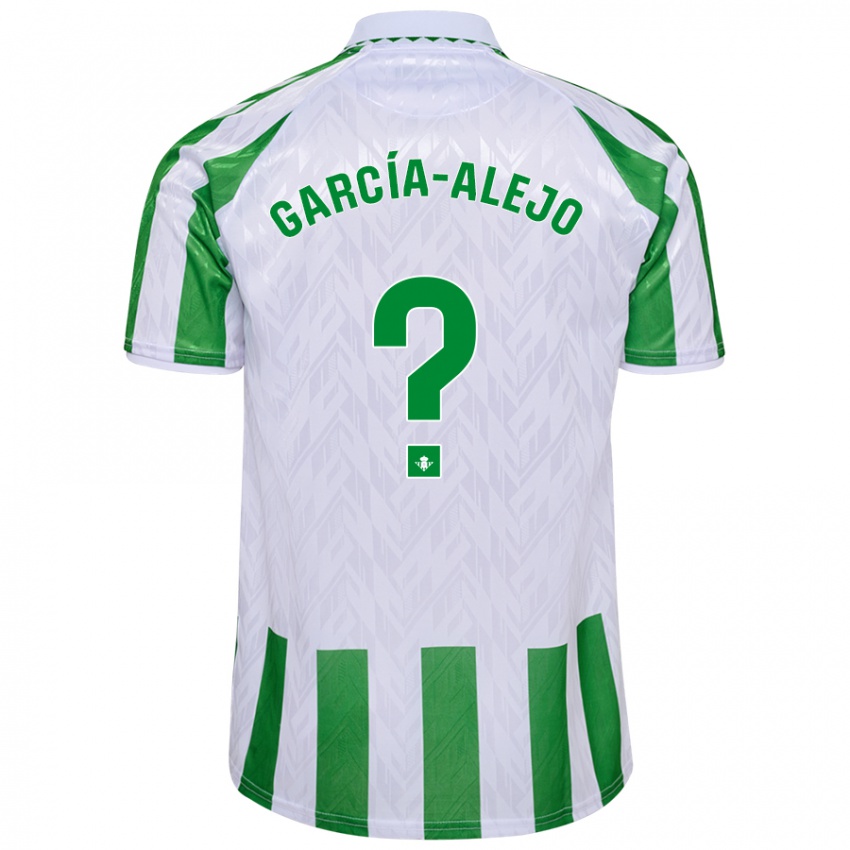 Kinder Raúl García-Alejo #0 Grün Weiße Streifen Heimtrikot Trikot 2024/25 T-Shirt Österreich