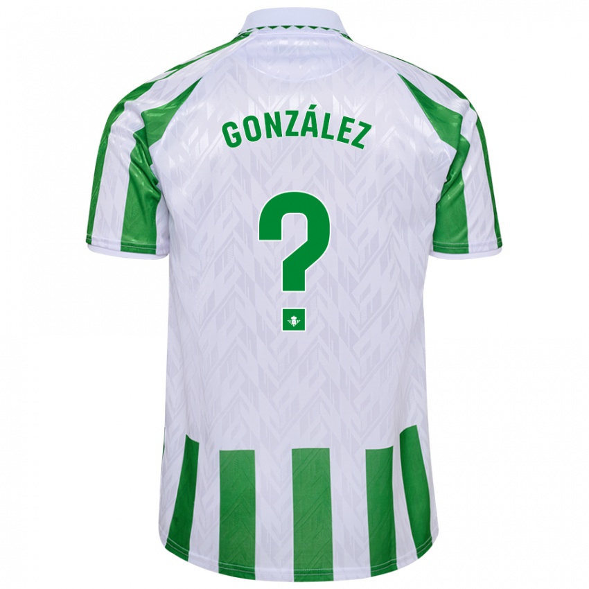 Kinder Manu González #0 Grün Weiße Streifen Heimtrikot Trikot 2024/25 T-Shirt Österreich