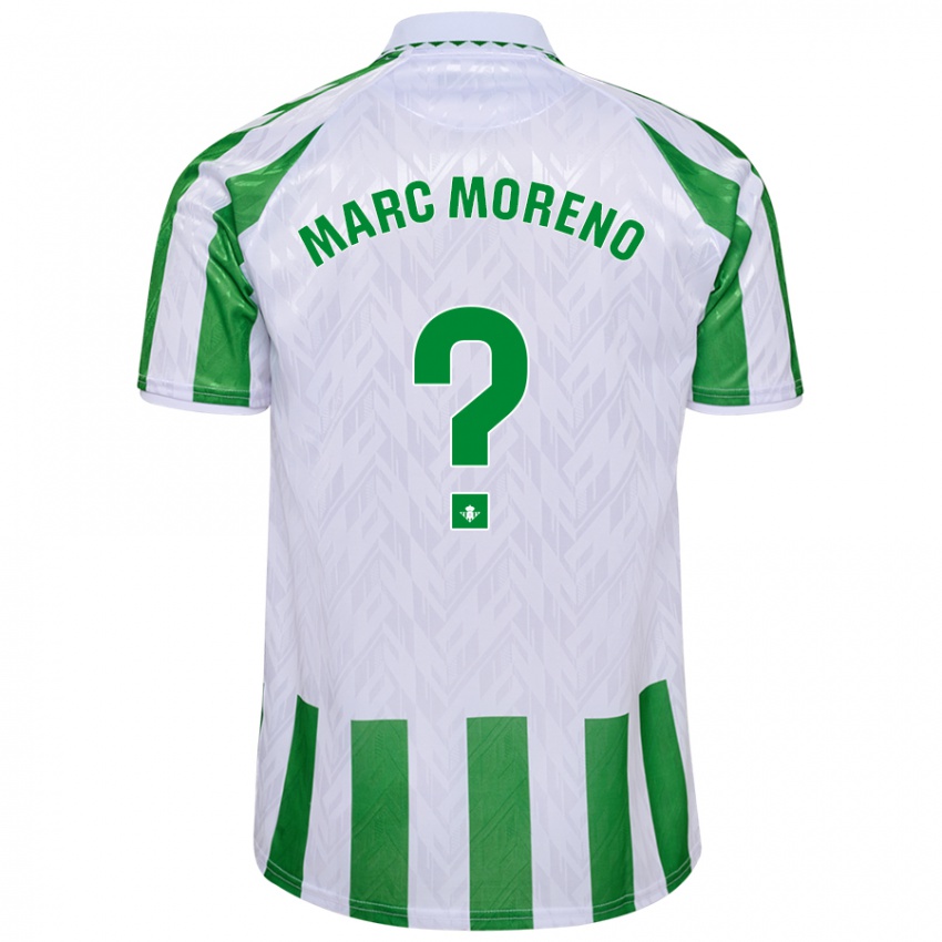 Kinder Marc Moreno #0 Grün Weiße Streifen Heimtrikot Trikot 2024/25 T-Shirt Österreich