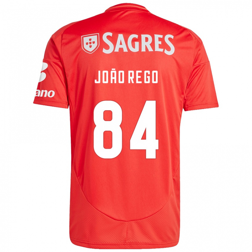 Kinder João Rêgo #84 Rot Weiß Heimtrikot Trikot 2024/25 T-Shirt Österreich