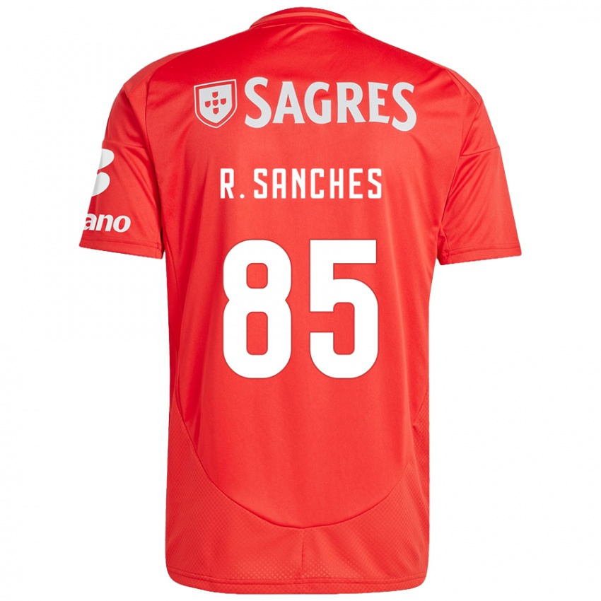 Kinder Renato Sanches #85 Rot Weiß Heimtrikot Trikot 2024/25 T-Shirt Österreich