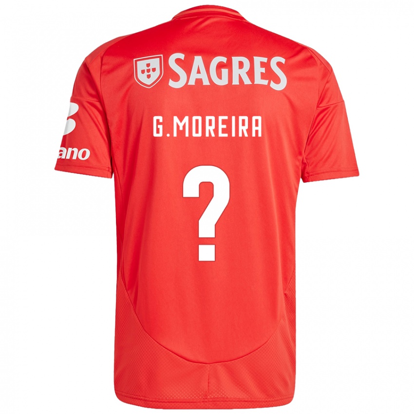 Kinder Gonçalo Moreira #0 Rot Weiß Heimtrikot Trikot 2024/25 T-Shirt Österreich