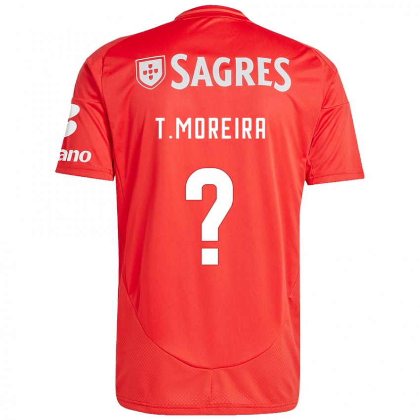 Kinder Tomás Moreira #0 Rot Weiß Heimtrikot Trikot 2024/25 T-Shirt Österreich