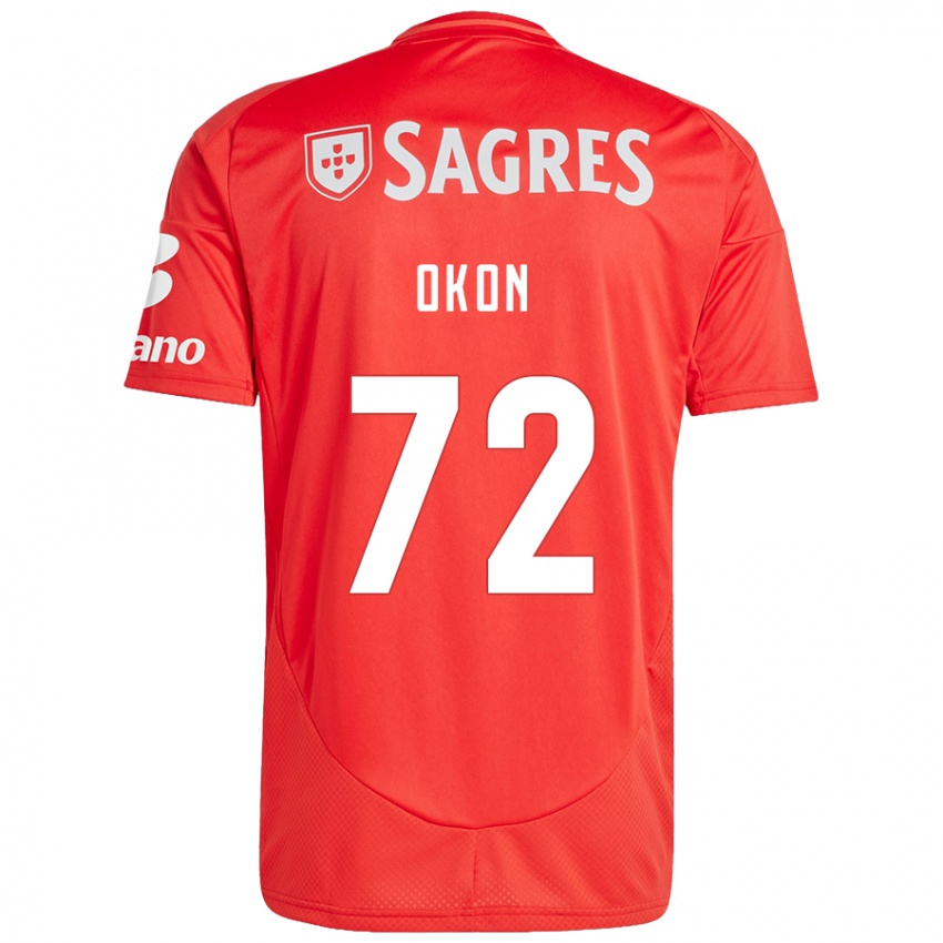 Kinder Paul Okon #72 Rot Weiß Heimtrikot Trikot 2024/25 T-Shirt Österreich