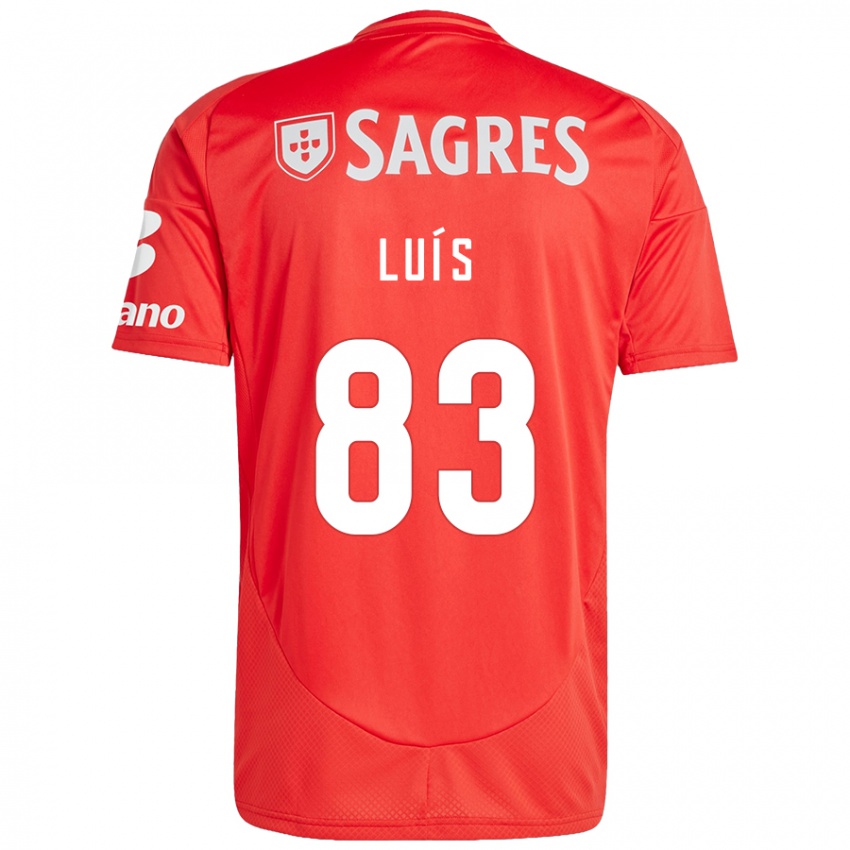 Kinder Rafael Luís #83 Rot Weiß Heimtrikot Trikot 2024/25 T-Shirt Österreich