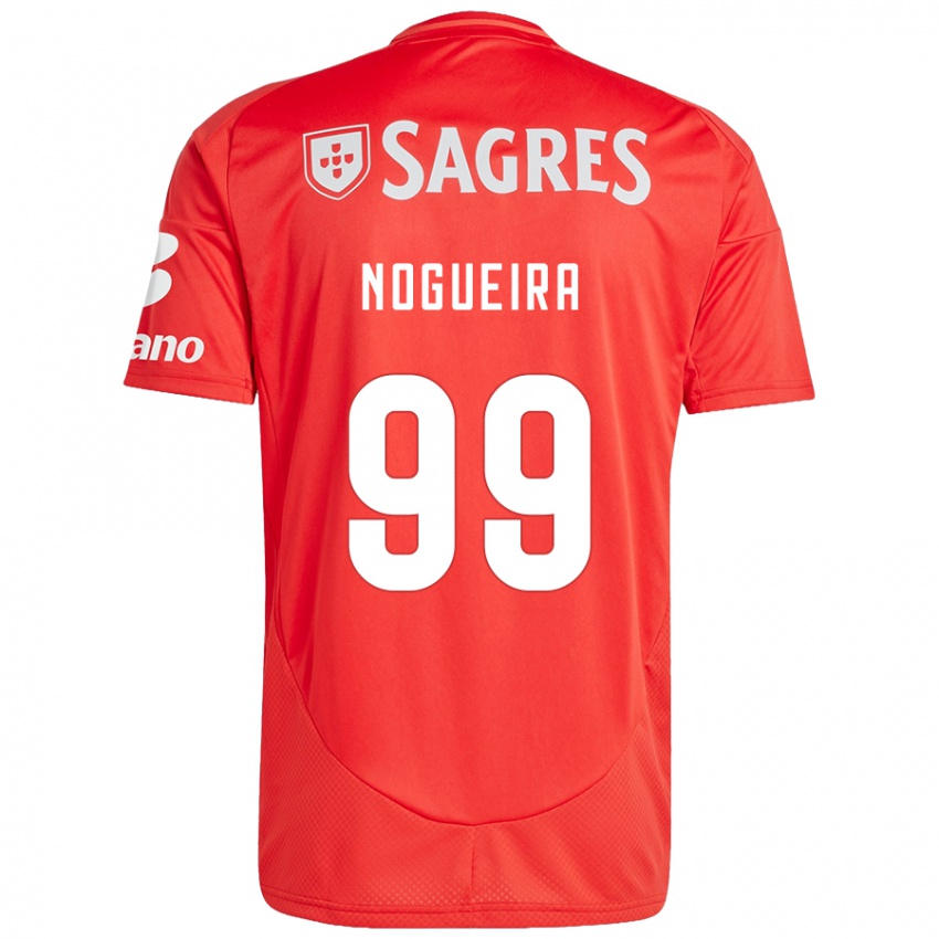 Kinder Beatriz Nogueira #99 Rot Weiß Heimtrikot Trikot 2024/25 T-Shirt Österreich