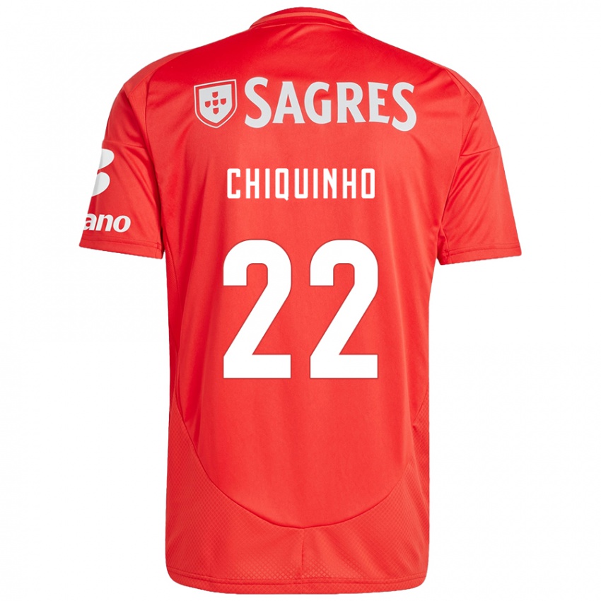 Kinder Chiquinho #22 Rot Weiß Heimtrikot Trikot 2024/25 T-Shirt Österreich