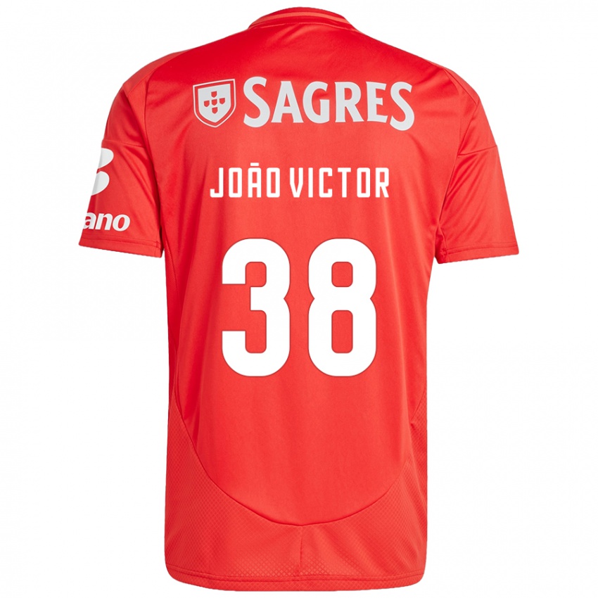 Kinder Joao Victor #38 Rot Weiß Heimtrikot Trikot 2024/25 T-Shirt Österreich