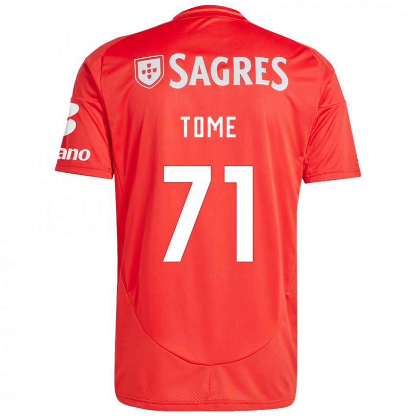 Kinder João Tomé #71 Rot Weiß Heimtrikot Trikot 2024/25 T-Shirt Österreich