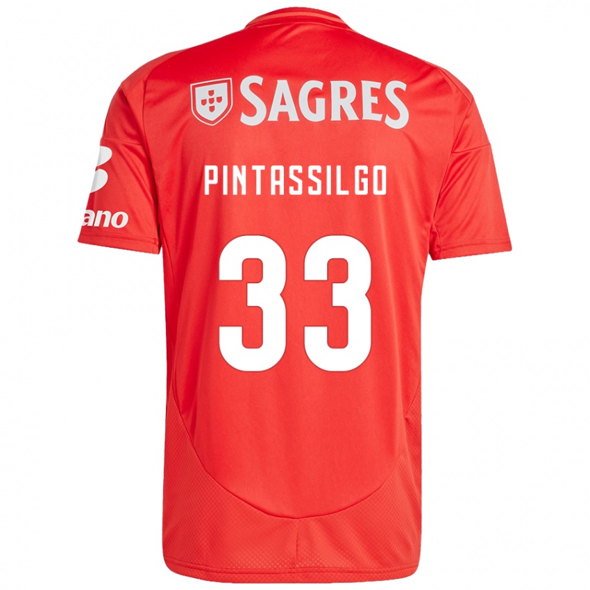 Kinder Lara Pintassilgo #33 Rot Weiß Heimtrikot Trikot 2024/25 T-Shirt Österreich