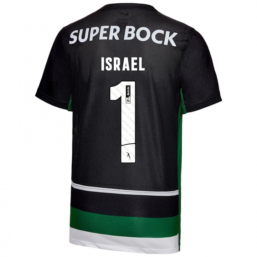 Kinder Franco Israel #1 Schwarz Weiß Grün Heimtrikot Trikot 2024/25 T-Shirt Österreich