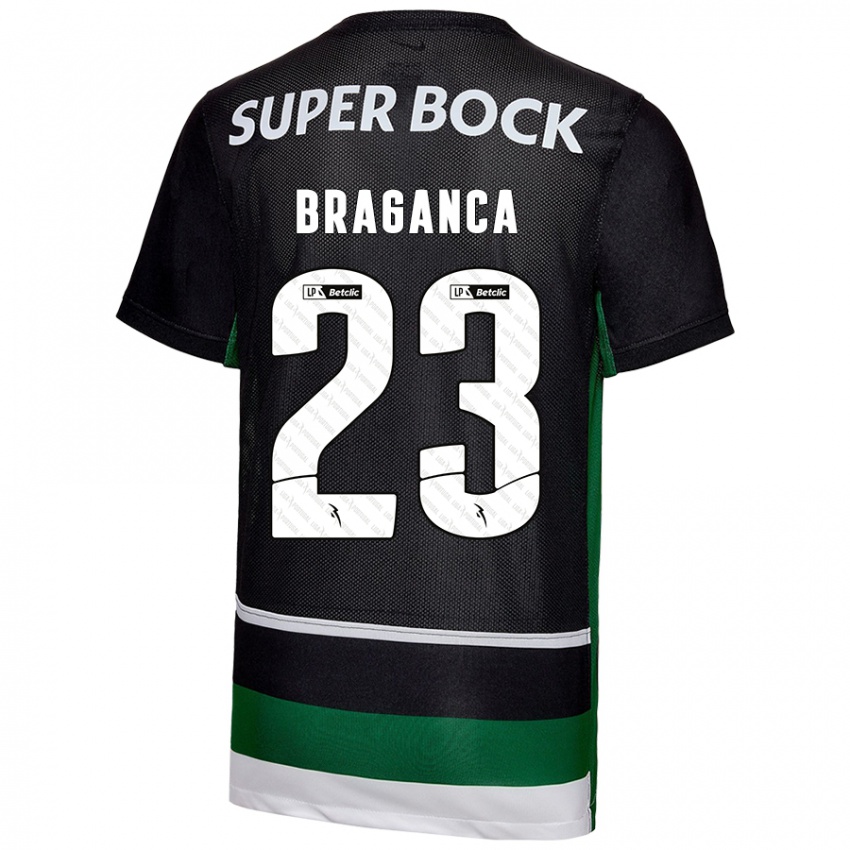 Kinder Daniel Bragança #23 Schwarz Weiß Grün Heimtrikot Trikot 2024/25 T-Shirt Österreich