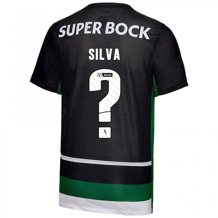 Kinder Francisco Silva #0 Schwarz Weiß Grün Heimtrikot Trikot 2024/25 T-Shirt Österreich