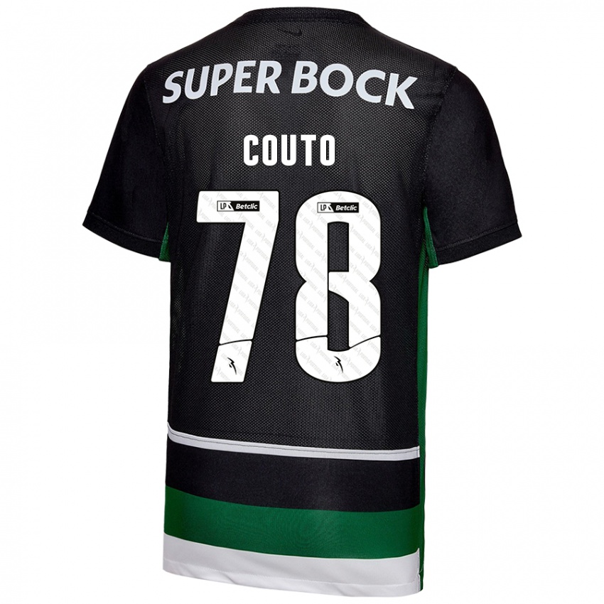 Kinder Mauro Couto #78 Schwarz Weiß Grün Heimtrikot Trikot 2024/25 T-Shirt Österreich