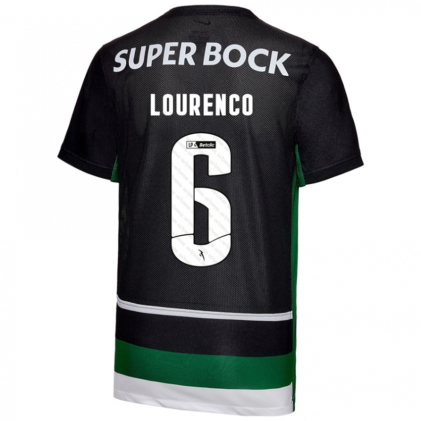 Kinder Bruna Lourenço Urbano Costa #6 Schwarz Weiß Grün Heimtrikot Trikot 2024/25 T-Shirt Österreich