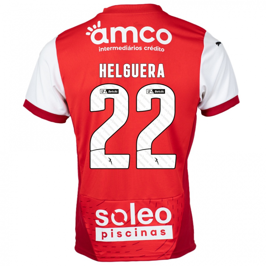 Kinder Thiago Helguera #22 Rot Weiß Heimtrikot Trikot 2024/25 T-Shirt Österreich