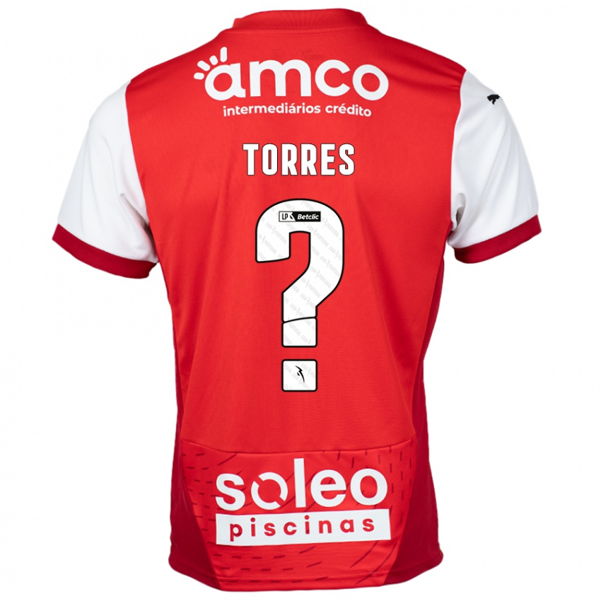 Kinder Marco Torres #0 Rot Weiß Heimtrikot Trikot 2024/25 T-Shirt Österreich