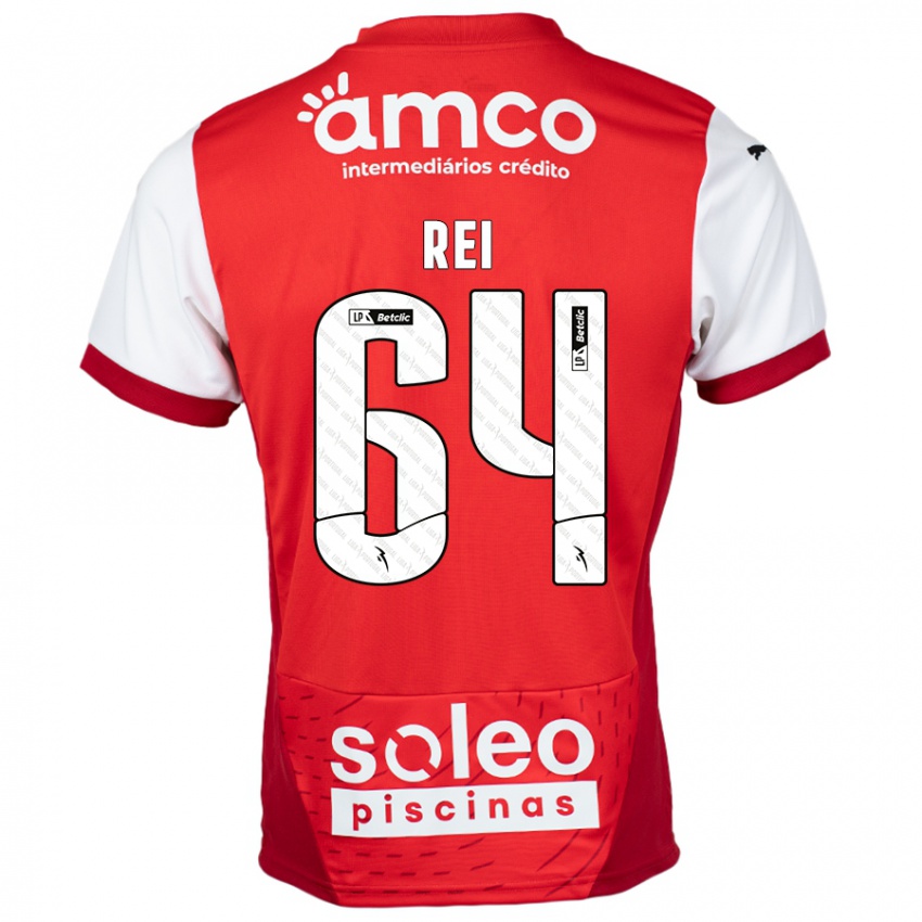 Kinder Ricardo Rei #64 Rot Weiß Heimtrikot Trikot 2024/25 T-Shirt Österreich