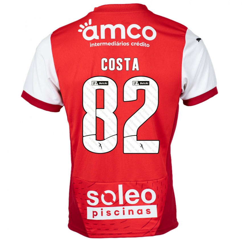 Kinder Gui Costa #82 Rot Weiß Heimtrikot Trikot 2024/25 T-Shirt Österreich