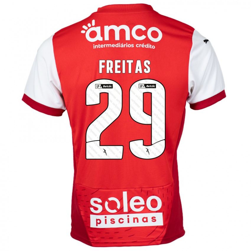 Kinder Mylena Freitas #29 Rot Weiß Heimtrikot Trikot 2024/25 T-Shirt Österreich